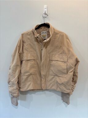 Aerie Corduroy Zip Up Jacket